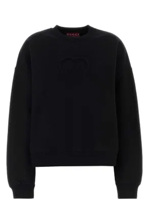 Gucci Black Cotton Oversize Sweatshirt