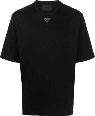 Prada Triangle-logo Cotton T-shirt