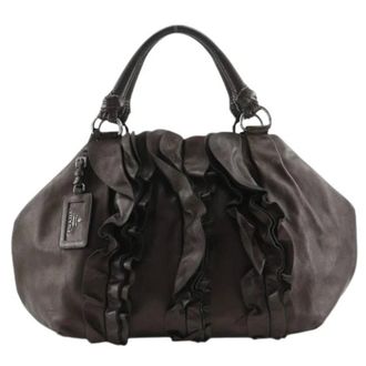 Prada Pre-owned Handbags, female, Brown, Size: ONE SIZE Pre-owned Br3987 Tote bag