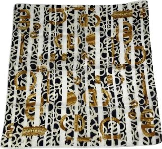 Celine Pre-owned Zijden Sjaal - Dames - Vintage Accessoires - Veelkleurig - ONE Size - Vintage