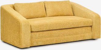 Sklum Sklum - Sofá cama de 2 plazas en tela bouclé Dalila