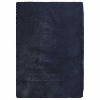 Berkfield Home Shaggy Rug High Pile NAVARRA Navy 240x340 cm Polyester | Size: Medium