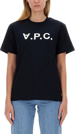 A.P.C. A. P.C.-T-Shirt Con Logo-Donna