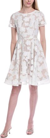 Shani Bar Shani Fit & Flare Novelty Embroidered Midi Dress