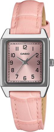 Casio Womens Pink Dial Pink Leather Classic Analog Watch - LTP-B150LA-4BDF