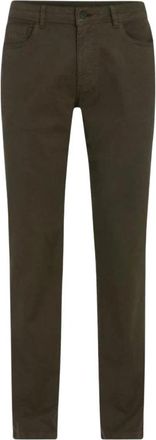 Oscar Jacobson Slim Fit 5-Pocket Chino - Heren - Slim Fit Broeken - Groen - W31 L32 - Katoen - Broeken