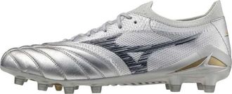 Mizuno Morelia Neo 4 Beta Japan FG Platinum Silver Pack Silver Gold P1GA254004
