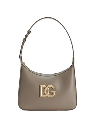 Dolce & Gabbana leather shoulder bag - Neutrals