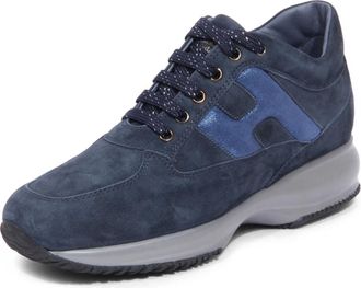 Hogan Interactive H Spezzata - Heren - Schoenen - Blauw - Maat: 39 EU Leer