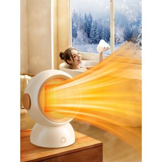 OEM Calefactor Auxiliar, 800w/1200w - Radiador El&eacute;ctrico Con 2 Modos, Calefactor De Ventilador Ultra Silencioso De 28db, Mini Calefactor El&eacute;ctrico Port&aacute;ti