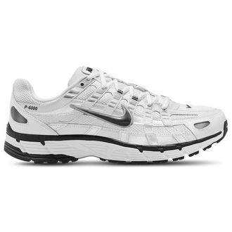 Nike Mens P-6000 - Running Shoes White/Black/Silver Size 10.0
