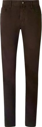 Jacob Cohen Bard Slim-fit Jeans - Heren - Slim Fit Jeans - Bruin - W31 - Katoen - Jeans