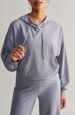 Rhone Ripple Hoodie in Grey Silver at Nordstrom Rack, Size Medium