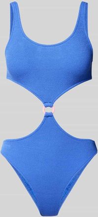 Banana Moon Banana Moon Badeanzug mit Strukturmuster Modell ROLLING SCRUNCHY in Royal, Gr&ouml;&szlig;e M