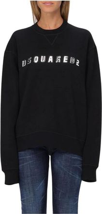 Dsquared2 Mujer, Sudaderas, Negro, Talla: M