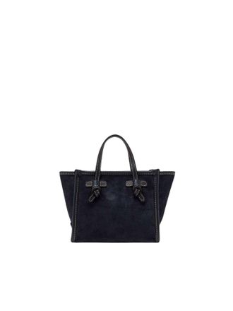 Gianni Chiarini Night Black Structured Cow Leather Handbag