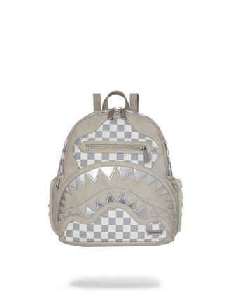 Sprayground Unisex Fur Baby Sabage Backpack - Light Grey - One Size