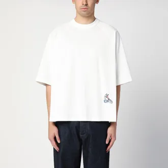 Bottega Veneta Oversized white cotton T-shirt
