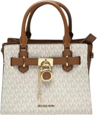 Michael Kors Pre-owned Handbags, female, Beige, Size: ONE SIZE Pre-owned Leather Handbag