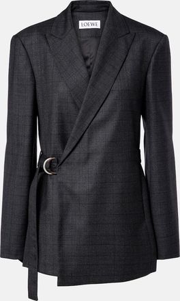 Loewe Giacca in lana principe di Galles