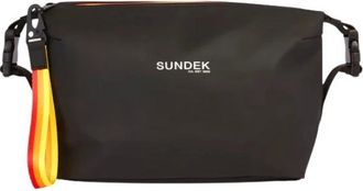Sundek Tassen, unisex, Zwart, ONE Size, Beauty Case met Regenboog Rits