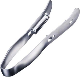 OEM Pelador De Esp&aacute;rragos Y Zanahorias De Acero Inoxidable Con Doble Pala - Pelador Ergon&oacute;mico De Verduras Con C&aacute;scara De Coco