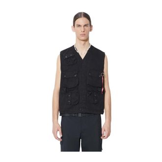 Alpha Industries Vests - Heren - Bodywarmers - Zwart - M - Jassen