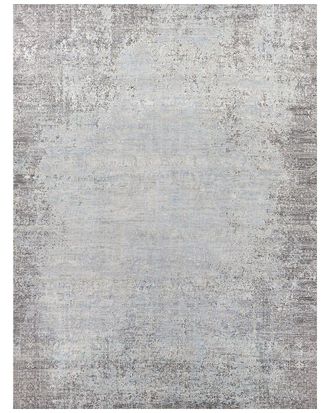 Exquisite Rugs Fine Pure Silk Hand-Knotted Silk Rug