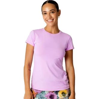Sofibella UV Colors Short Sleeve Womens Tennis Shirt in Lavender at Nordstrom, Size X-Large