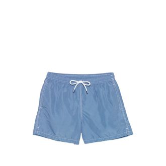 Fedeli Beachwear, male, Blue, Size: 2XL Madeira Swim Trunk