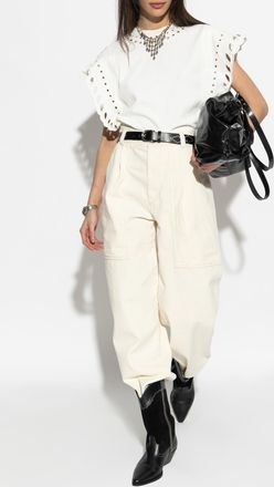Isabel Marant Top Odyle, Womens, Cream