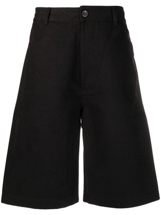 Rick Owens Bermuda a gamba ampia - Nero