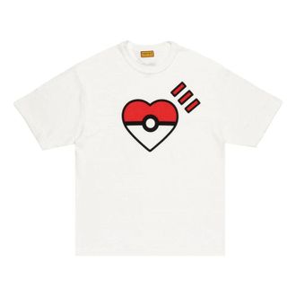 Human Made x Pokemon Made Poke Bal Graphic T-Shirt White XX30TE014-WHIT