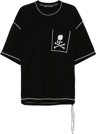 Mastermind Japan T-shirt con dettaglio cuciture - Nero