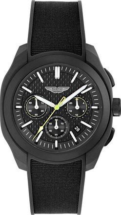 Aston Martin Thrill Crt Mens Black Watch MTRC1S601 Silicone - One Size