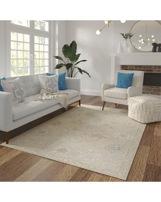LR Home Lr Home Daphne Traditional Distressed Handmade Area Rug