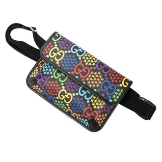 Gucci Pre-owned Womens GG Psychedelic Waist Bag Shoulder Bag - Black - One Size