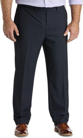 Michael Kors Big & Tall Birdseye Suit Pants in Navy at Nordstrom, Size 50 X 32