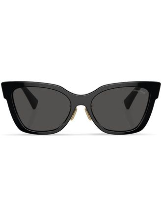 Miu Miu Eyewear Occhiali da sole con logo - Nero