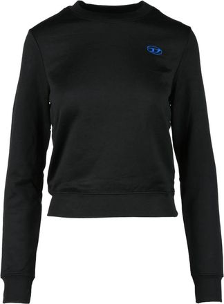 Diesel maglia - Dames - Sweatshirts - Zwart - S - Katoen - Hoodies & sweatvesten