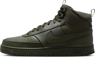 Nike Mens Court Vision Mid Winterized Shoes in Green | DR7882-300