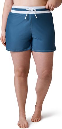 Free Country Womens Plus Size Drawstring Swim Short