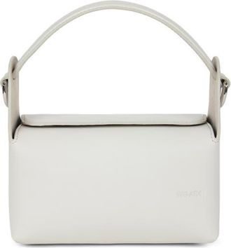 WE-AR4 The Pastry Box 20 Leather Top Handle Bag in Ice Grey at Nordstrom