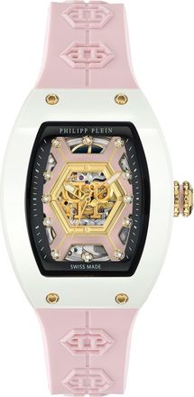 Philipp Plein DIAMOND CRYPTO QUEEN CHERRY BLOSSOM ICE QUEEN WATCH