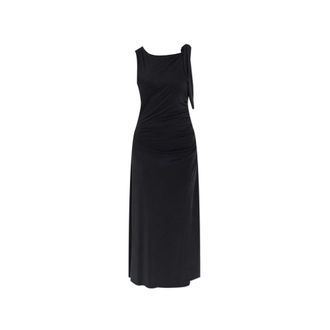 Sams&oslash;e & Sams&oslash;e Jurk Sasus - Dames - Casual kleedjes - Zwart - XS - Leer - Kleedjes
