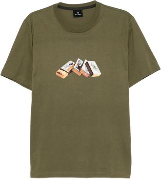Paul Smith T-shirt con stampa grafica - Verde
