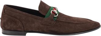 Gucci Como Su&egrave;de Loafers - Heren - Loafers - Bruin - 40 EU - Su&egrave;de - Schoenen