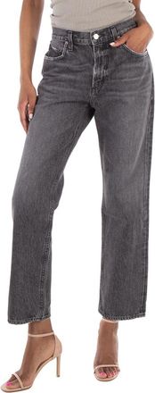 A Gold E Ladies Spirit (Vint Grey) Valen Mid-Rise Jeans, Waist Size 23