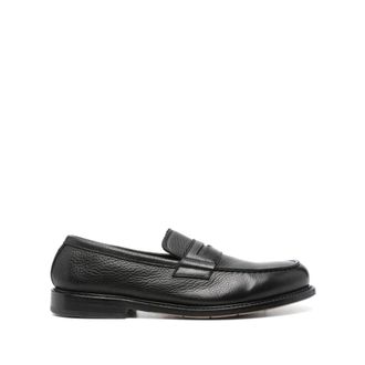 Premiata Loafers, male, Black, Size: 12 US Calf Leather Loafers