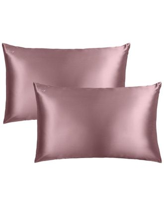 Blissy Set Of 2 100% Mulberry Silk Pillowcases